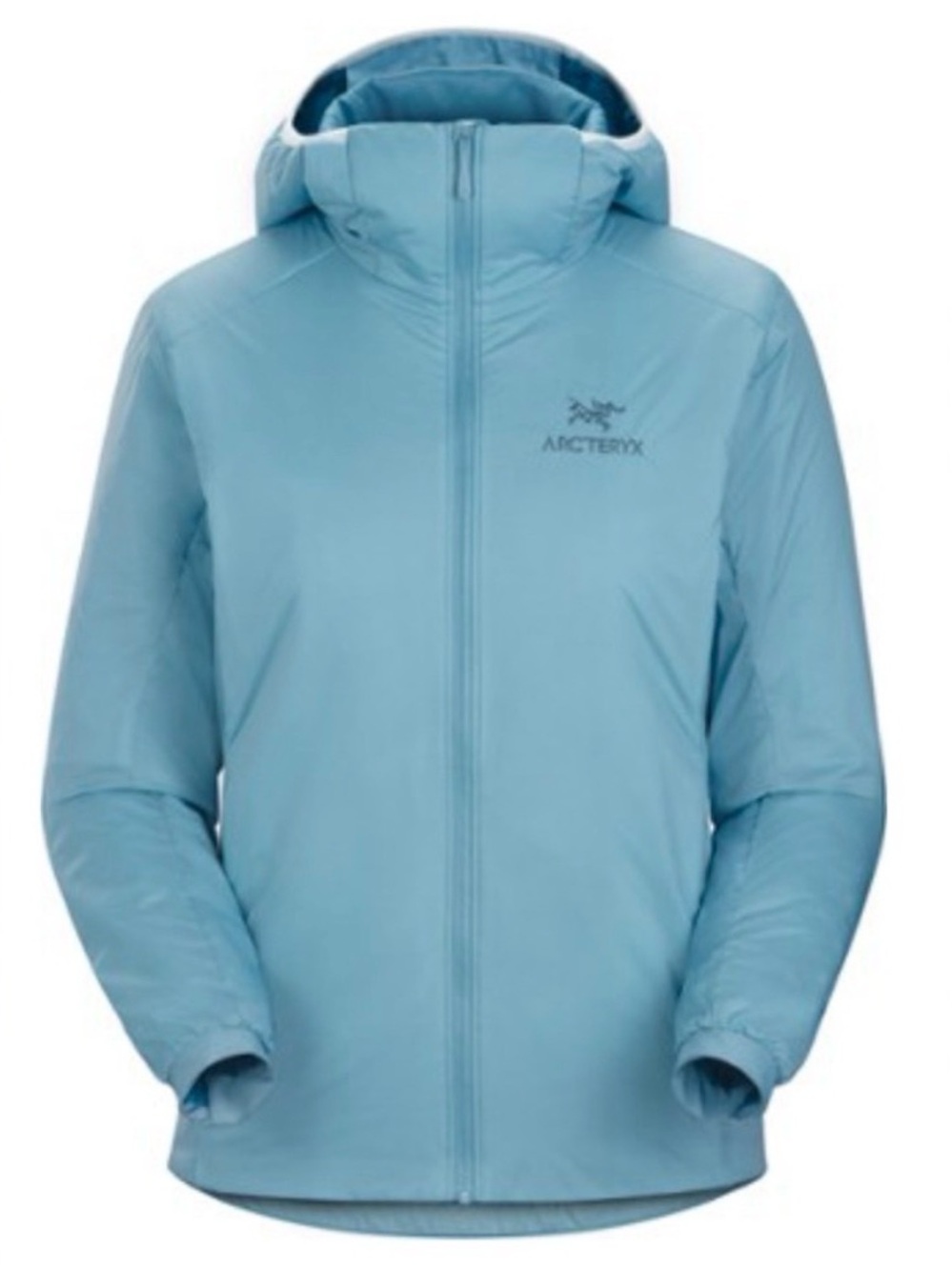 Arc'teryx Women's Light Blue Hooded Ski Jacket